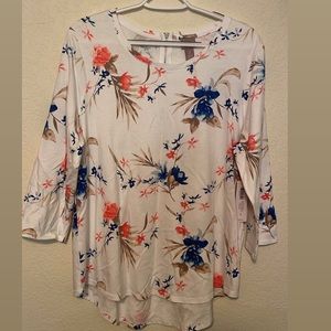 Chicos 3/4 Sleeve Shirt